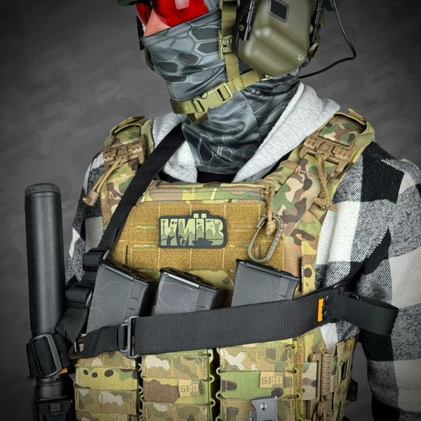 Ремінь збройовий одно/двоточковий з додатковим кріпленням RAGNAROK "TYR" carbine чорний TYR5 фото