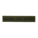 Нашивка Збройні сили України (нитка чорна, на липучці) Олива 025-00003-O фото