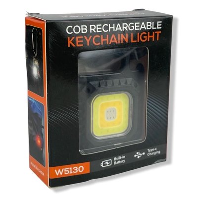 Міні СОВ ліхтар Rechargeable Keychain Light з магнітом та карабіном LC-1 фото