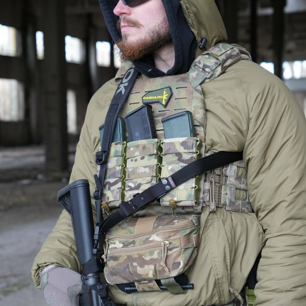 Збройовий ремінь RAGNAROK "KRAKEN" Gen.2 sling (Триточковий) Чорний KRAKEN-G2-SLING-B фото