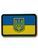 ПАТЧ (НАШИВКА) "Прапор з тризубом" Синьо-жовтий 3D ПВХ 026-00009-UA фото