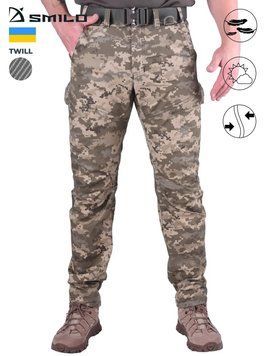 Тактические штаны SMILO twill Пиксель L 135-00216-P фото