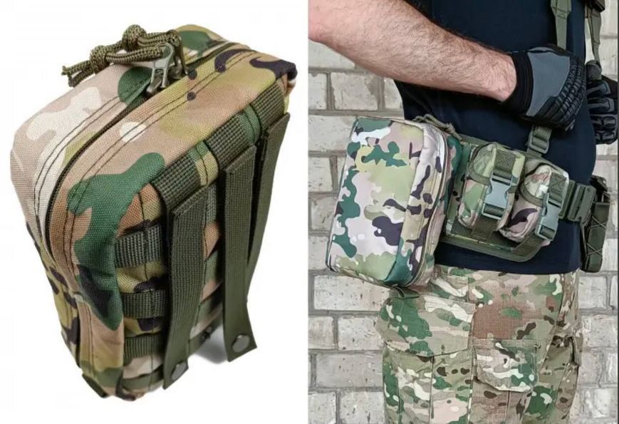 Tactical first aid kit MOLLE multi pouch for RPS, unloading or vest 1409-5 photo