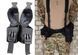 Подсумок гранатный двойной черный (MOLLE, подсумок для гранат на разгрузку, жилет, РПС) 1404-4 фото