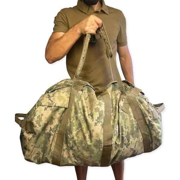 Сумка-баул CORDURA 1000 Піксель 110 літрів AB-1-110 фото Сумка-баул CORDURA 1000 Піксель 110 літрів AB-1-110 фото