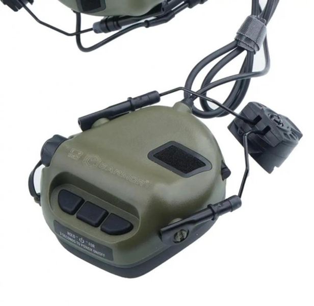 Активні захисні навушники Earmor M32H MOD4 (FG) Olive EM-M32H-M3-FG фото