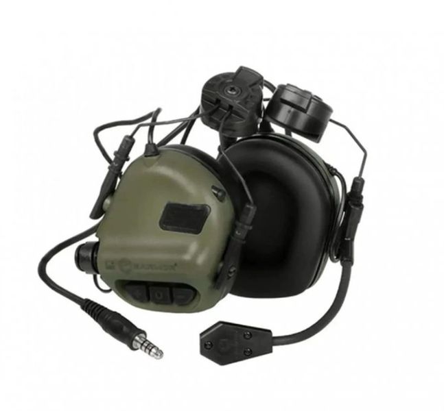 Активні захисні навушники Earmor M32H MOD4 (FG) Olive EM-M32H-M3-FG фото