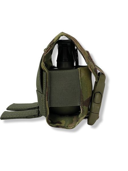 Подсумок под гранату Ф-1, РГД-5 CORDURA 1000D 11,5х7,5х5 см Мультикам UG-03 фото